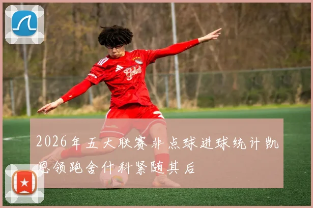 2026年五大联赛非点球进球统计凯恩领跑舍什科紧随其后